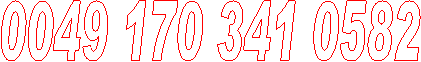 0049 170 341 0582 
